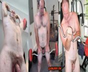 Workingout Nude at Public Nudist Resort Gym from nudist fitness gym