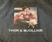 My uncle and aunts dog Thor just passed away and in remembrance I made this hoodie for them. from scene irene away and stevens number i