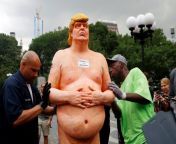 A nude statue of Donald Trump sold for &#36;830,000 at auction from heidi romanova nude lesbian pics 15