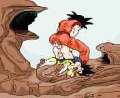 Son Goku fucked him hard while bounded from son fucked mom hard
