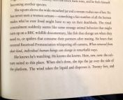 Friend is reading The Overstory by Richard Powers, and sent me this photo of a passage about two characters up a tree. from richard gomez and rossana