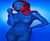 Holly Wolf as Mystique ?? from holly wolf dancing nude