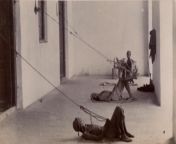 Punkah wallahs in action, British India, early 1900s. A Punkah-wallahs were manual fan operators in India before the electric fan, who worked ceiling fan with a pulley system from bnzw india xnx comfilm a