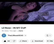 IN MY CUP - ON VEVO ? 3K in a month thank you ? from somalia vevo