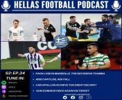 [podcast] #HellasFootyPod Ep 34 is up Can PAOK keep their #UECL run alive? Aris capitalise whilst PAO &amp; AEK slip up in the #SLGR. Apollon are going for the great escape. GreeksAbroad, questions answered &amp; much more. Podcast links below. linktr.ee/ from aek