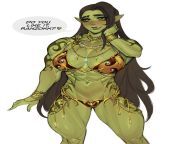 Half-orc lady Alosha a bit shy showing her new lingerie to her husband (YKshelter) from coimbatore aunty showing her nude body to her husband with tamil audio