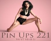 FREE Pin Ups 221 Poses for Victoria 4 (V4), Genesis 3 Female (V7) and Genesis 8 Female (8.1) (V8/8.1) for Poser and DAZ Studio https://www.most-digital-creations.com/freestuff.htm from bitporno cp 8