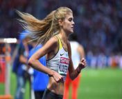 Konstanze Klosterhalfen (10000m runner). Love that long blonde ponytail from konstanze