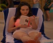 Im at the water park with my girlfriend Peyton list and my best friend Mary mouser. When Peyton goes to the bathroom Mary puts her feet on my dick Mary what are you doing? from peyton list sex