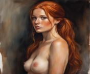 Lily Evans Nude Portrait [AI] from lily adrianne nude tease onlyfans