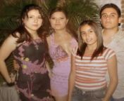 Adriana Meza Torres, her cousin (the daughter of Javier Torres) ??, Grisel Guzmn and Ovidio Guzmn from arlyn torres