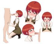 Mahiru on her knees sucking dick (s_kun) from japanese teen afterschool on her knees sucking a hard dick