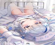 Nurse Kanata in bed (@miniblack_noH) from shinchan mitsi noh