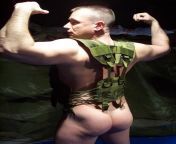 Marine Buddy Flexing Nude from vani bhojan naked sexama banger buddy dev nude wife