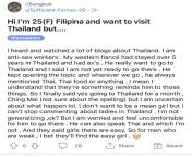 Western fianc who has been cheating in Chang with San Miguel wants to return. Filipina gf says no because Thailand famous for hookers from thailand seeingmole