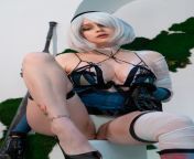 2b in dress Kaine from Nier by Shadory from pandorakaaki in dress