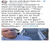 Father of gay bar mass shooter is relieved his son is not gay. from son of bambai gay