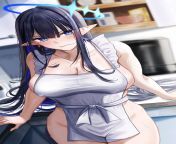 Rin gripping in naked apron (Nick) [Blue Archive] from varshini naked photosanna nick fake nude