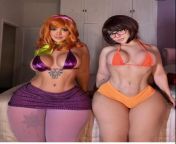 Velma and Daphne (Victoria Matos and Gracie Bon) [Scooby doo] from scooby doo meet and fuck