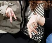 What does this hand gesture mean? There are 8 women in the photo all doing the same gesture. My wife saw it in some women&#39;s group she is in on facebook but didn&#39;t know what it meant. She asked me and I&#39;m just as clueless. She is too shy to ask from women chudai bleding photo