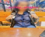 [F] Wearing a seethru top without bra at fast food restaurant. Got a smile from a guy walking by while taking this photo from www kolkata xnx comangladeshi couple kissing at fast food