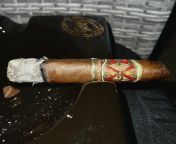 First time smoking an opus X and it was on its was to being the best cigar I ever smoked, but. from first time virgin painyanka copra x