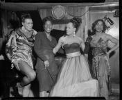 4 Drag Queens pose at the Granville Hotel in Pittsburgh, PA, c. 1955. photo by Charles &#34;Teenie&#34; Harris. from tamil actress annadhi xxx pornhuorn pa kajal naked photo com