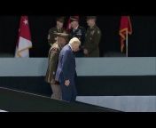 Shithole cant let this go. He is now whining that the reason he tottered down the West Point ramp like an enfeebled dotard is because IT WAS POURING RAIN!! IT WAS LIKE AN ICE RINK!! Video evidence shows differently. from elizabeth montgomery ice rink
