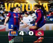 FC Barcelona Femeni beat Read Madrid Femenino 4-0 in the Spanish Supercopa semi finals. They will advance to the finals to play against Levante. from anatoma sistema reproductor femenino