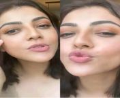kajal agarwal teasing us by her strawberry lips from kajal agarwal boob pressing by bbc