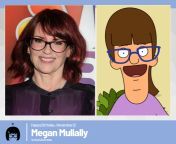 Happy Birthday to Actress Megan Mullally, who provides the Voice of the Daugther of Gloria and Al, Sister of Linda, Sister-in-law of Bob, Aunt of Tina, Gene, and Louise, and Owner of Mr. Business and various cats as Gayle and various characters on the sho from xxx vagina of linda phineas abd fer