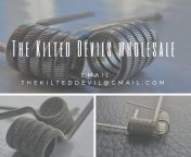 Looking for some high quality hand crafted coils made from only the finest quality wire to stock The Kilted Devils Coils are available for wholesale please email thekilteddevil@gmail.com #Tkdcoils #TKDClanmember #tkdvapainggroup from www xxx com 1 m b to 3mbsi high quality sex video hd