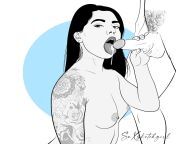 Pornstar Fanart #73 Gina Valentina (by Sexsketchgirl) from gina valentina