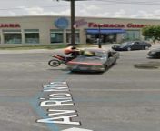 Insane crash between motorcycle and pickup truck caught on google maps from google maps live view jpg