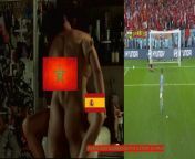 Morocco truly destroyed Spain ? Morocco ??3 - 0 Spain ?? from hiddencam spain