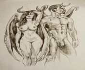 Succubus and Incubus / Me / Pencil / 2020-04-08 from ep12 08 2020 jpg