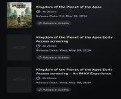 Kingdom of the Planet of the Apes Early Access screening tickets are out! from porn fake planet of the apes nude pics