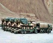Indian Army K-9 Vajra 155mm Self Propelled Howitzers being transported to India-China border [1115x628] from indian women k