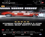 Hyundai GNCAP ratings from hyundai verna