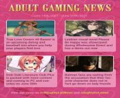 Adult Gaming News: Sexy baseball management, wholesome lesbians, and more! from sexual female news sexy videos pg vid