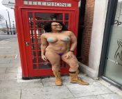 A typical British telephone box, and me of course. www.funwithdee.com from www xxx com karisma kapur
