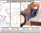 [FOR HIRE] Open for SFW/NSFW commissions, 30&#36;-110&#36;. Check the image below. For more examples check my Twitter ( X ). from r open the video below for better
