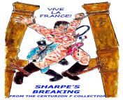 Cover of the military domination comic book Sharpe&#39;s breaking by manflesh from the rift cover comic