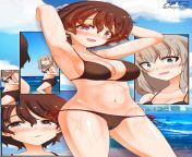Erika and Koume went on a holiday somewhere [X-Post From /r/GIRLSundPANZER] from naturistin holiday lea x simi