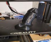 (NSFW warning) 3D printed a penis out of tpu. Not for internal use. Came out rather nice I think. from twispike anthro 3d sex barded penis
