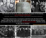 Christofascist MAGA Nazis don&#39;t want you to know that the German Nazis were Christians too. Ever since WW2, American Evangelicals have tried to hide that the Holocaust was a Christian atrocity in a 2000-year-long list of Christian atrocities. from christian martinez