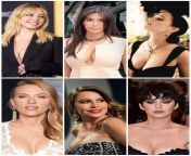 Hollywood&#39;s biggest racks - Pick for &#123; Titfuck, Cum on tits, threesome, titsuck, breed&#125; ( Sydney Sweeney, Kim Kardashian, Eva green, Scarlett Johansson, Sofia Vergara, Katie Perry) from pantas tits threesome