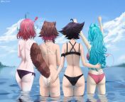 Da de playa para las chicas de Owozu~ [por Manasenshou] from dia de playa