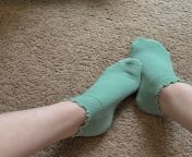 [selling] these pastel blue-green socks are so cute on my small feet, let me stink them up for you ;) &#36;20 includes the standard 24 hour wear with 2 photos as proof of wear, as well as a picture (+ a Polaroid) of my bare soles &amp;lt;3 message me with from dasi pornwebshi nayok nikar bad photos