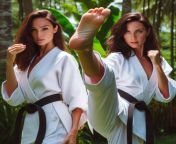 [F4M] Wanna learn KARATE and have sex with Gal Gadot and Lynda Carter? Let&#39;s see if you have what it takes to earn a black belt from gal sex and ma
